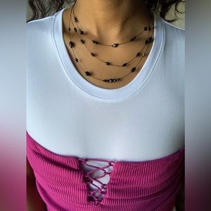 Vintage Floating Bead Necklace